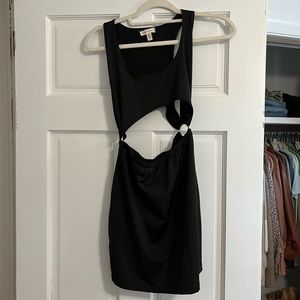 Urban outfitters black cut out dress